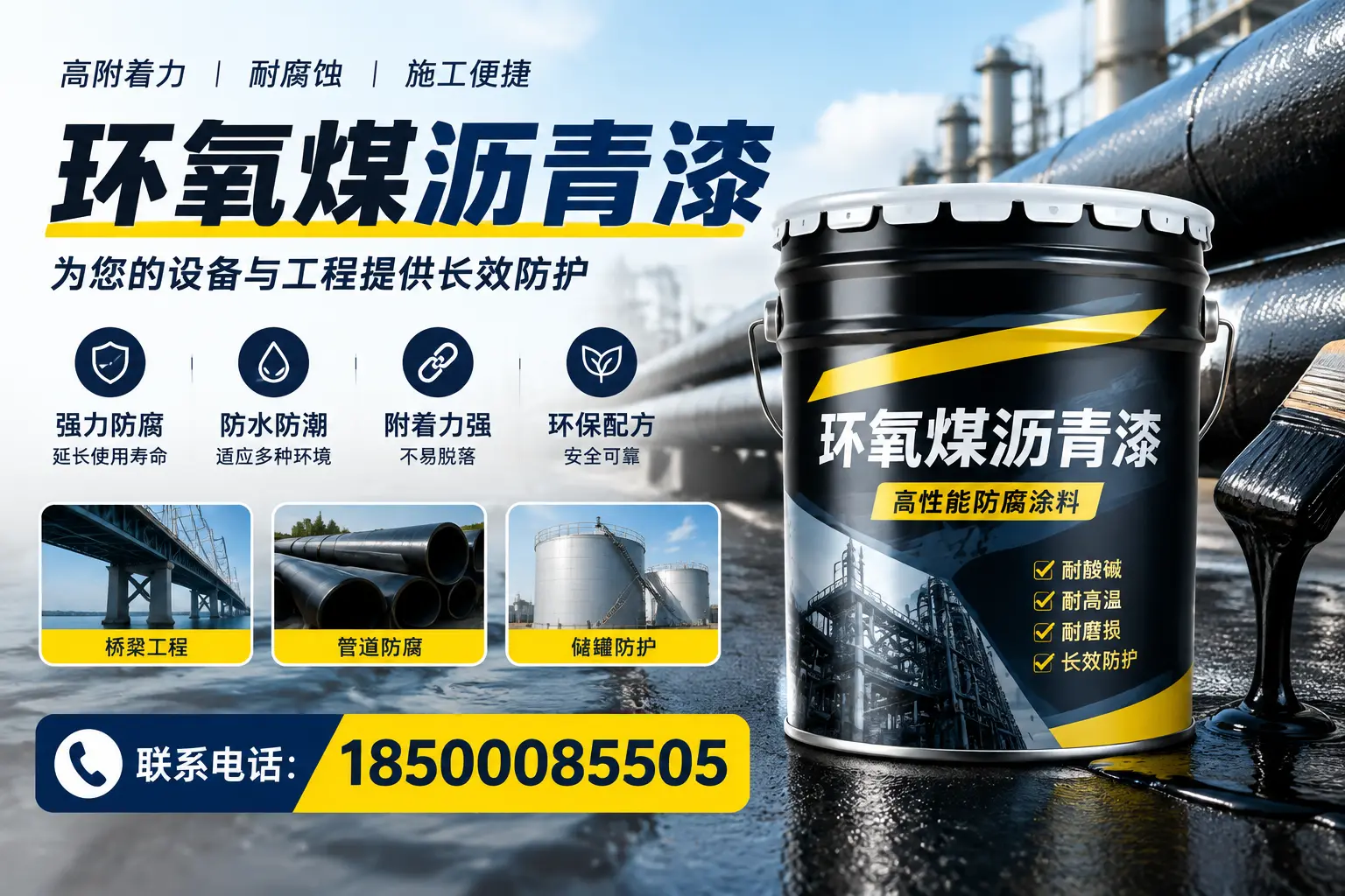 环氧煤沥青漆与其他涂料的对比分析,助力遂宁企业决策