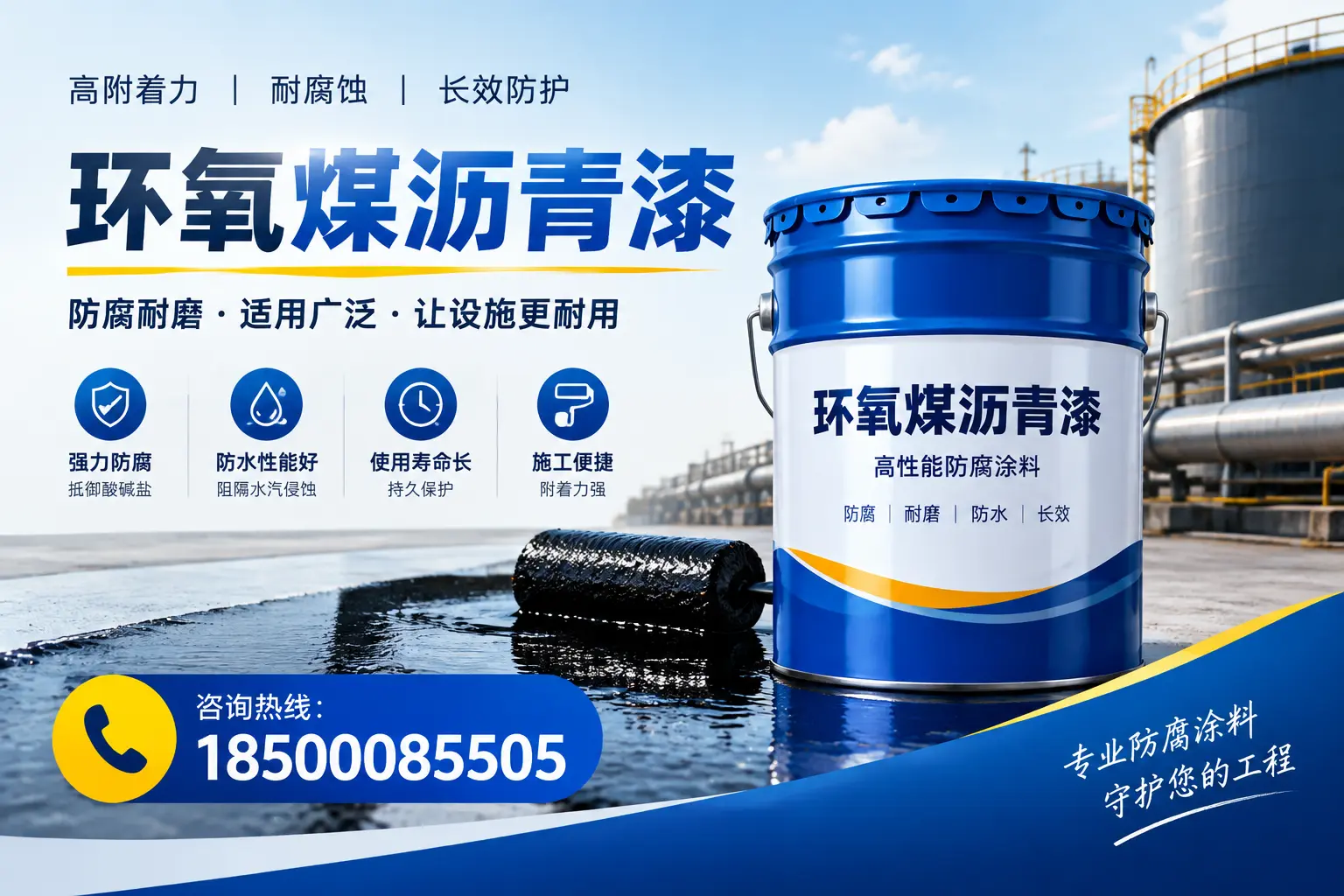 环氧煤沥青漆与其他涂料的对比分析,助力遂宁企业决策